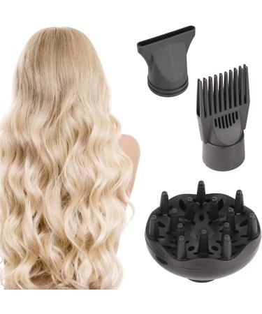 Hair Dryer Diffuser Nozzle Set Increase air volume save drying time even heat distribution high temperature resistance ABS material suitable for all curly hairstyles - Buy Online on GoSupps.com