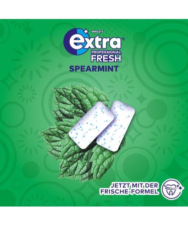 Extra Professional Fresh Spearmint Sugar-Free Chewing Gum Multipack - 30x10 Dragees for Fresh Breath | International Shipping Available - Buy Online on GoSupps.com