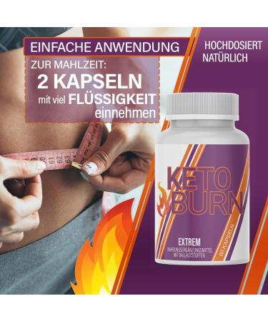 Hellonutrition Keto Burn | 30-Day Glucomannan & Cranberry Metabolism Booster | Fast & Strong Weight Loss for Men & Women - High-Quality Ingredients - Buy Online on GoSupps.com