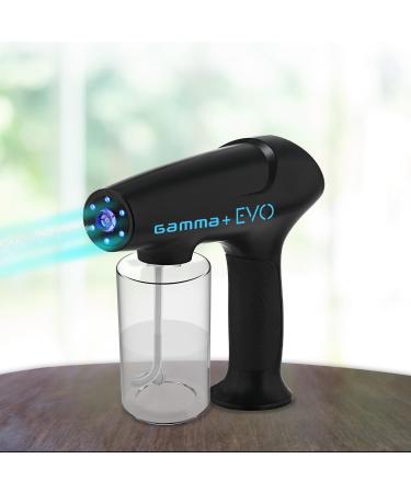 GAMMA+ Evo Nano Mister | Cordless Portable Water Sprayer | Disinfect Mist | USB-C Rechargeable | Ideal for Barber Salon & Home Use - Black - Buy Online on GoSupps.com