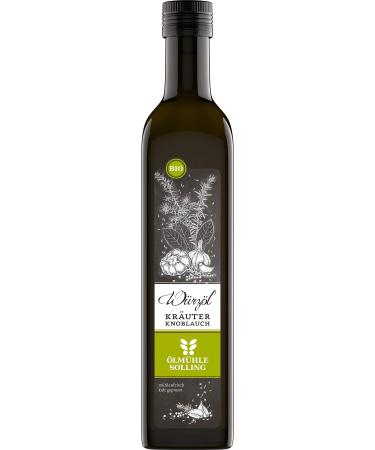 Organic Herb Garlic Oil Salat l with Garlic 500 ml from lm hle Solling - Buy Online on GoSupps.com