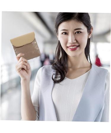 LALAFINA Mini Travel Organizer Bag for Makeup and Toiletries - Beige 13X13X2CM - Buy Online on GoSupps.com