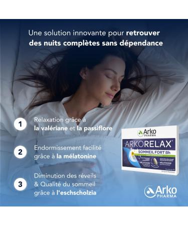 Arkorelax High Sleep 8 Hours Regain Quality Sleep without Addiction 15 Tablets - Buy Online on GoSupps.com