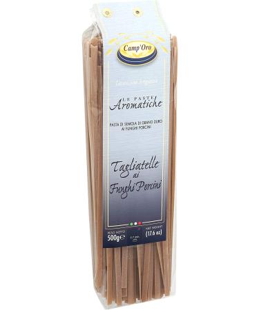 Camp'Oro Le Aromatiche Tagliatelle Italian Pasta with Porcini Mushrooms - 17.6 oz - Buy Online on GoSupps.com
