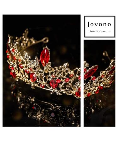 Jovono Wedding Crowns & Tiaras | Elegant Crystal Hair Accessories for Women - International Shipping - Buy Online on GoSupps.com
