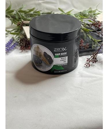 Zenix Black Garlic Hair Care Mask 500ml | Intensive Repairing Treatment for Brittle & Dry Hair | Nourishing Garlic Hair Mask | Black Garlic Oil Cure - Buy Online on GoSupps.com