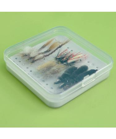 YAZHIDA Fly Fishing Set - Complete Dry Wet Nymph Flies + Mini Fly Box (Mayfly/Skunk) | Best International Shipping - Buy Online on GoSupps.com