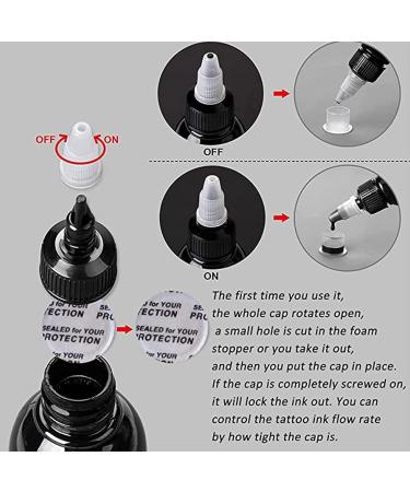  DLDN01 DLDN01 Tattoo Ink Black Tattoo Ink Permanent Body Makeup Cups and Shadows (120ml) - Buy Online on GoSupps.com