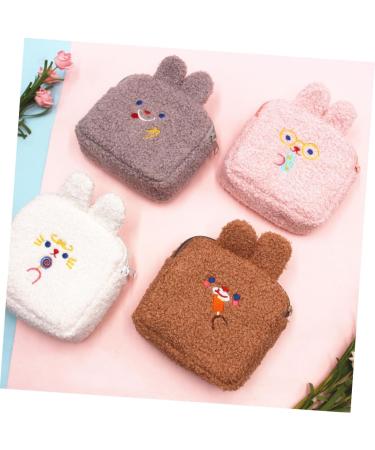 Solustre 10 Pcs Plush Wallet Set for Girls - Menstrual Performance Coin Bags & High Capacity Cosmetic Organizers - Buy Online on GoSupps.com