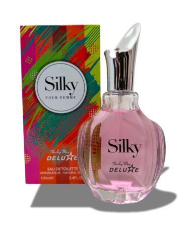 Silky Pour Femme Eau de Toilette for Women 3.4 Fl. Oz. Floral Aromatic fragrance for women