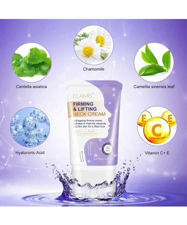 Neck Firming Cream 120ml | Skin Firming Lotion for Neck & Body - Anti-Aging, Wrinkles, Double Chin Reduction, Sagging Skin Tightening - Buy Online on GoSupps.com