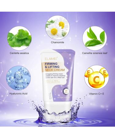 Channel Neck Tightening Cream - Anti-Aging Skin Tightening Lotion for Neck & Body Reduces Double Chin & Firms Sagging Skin (120 ml) - Buy Online on GoSupps.com