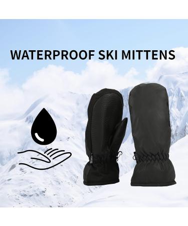 ONNAS Waterproof Winter Ski Gloves - Grey Reflective, Medium-Large - Buy Online on GoSupps.com