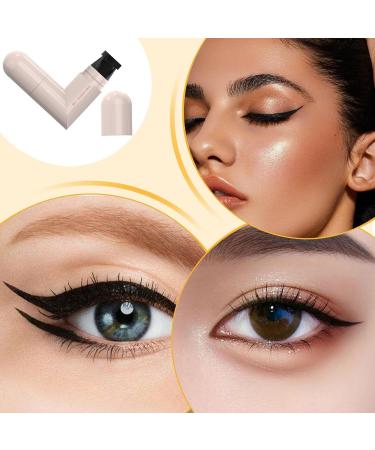 Precision Eyeliner Stamp Makeup Eyeliner Stencils Double Sided Waterproof Cosmetic Tool Easy to Use Portable and Creative 50g for Dating Travel Daily Life Parties Black - Buy Online on GoSupps.com