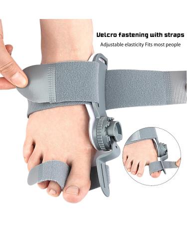 Upgraded Double Correction Bunion Corrector - 3-in-1 Adjustable Big Toe Relief Splint for Men & Women - Comfortable & Effective Hammer Toe Straightener - 6 Adjustable Settings (Black - Buy Online on GoSupps.com