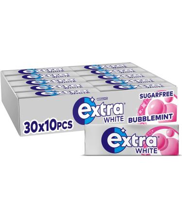 Extra White Chewing Gum Sugar Free Bubblemint Pack of 30 & White Chewing Gum Bottle Sugar Free Bubblemint Flavour 46 Pieces - Buy Online on GoSupps.com