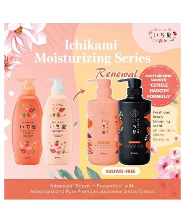 Buy Ichikami Moisturizing Shampoo & Conditioner Set 480ml - Nourish Your Hair + Free Hair Tie | International Shipping Available - Buy Online on GoSupps.com
