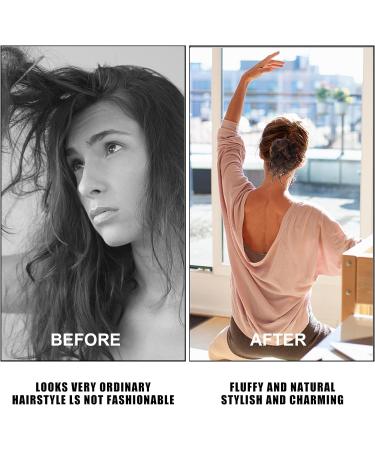 Long beard ball head wig bun grab clip Fluffy natural scrunchie bridal cocktail hairpin Messy Hair Bun Extensions Curly Wavy Hair Scrunchies Messy Bun Hairpiece (Light brown with darker shades) - Buy Online on GoSupps.com