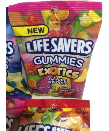 Lifesavers Gummies Collisions Wild Berries Original & Exotics 7oz 4 Bags by Life Savers - Buy Online on GoSupps.com