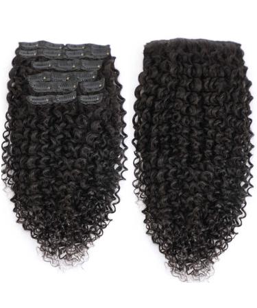 14 Kinky Curly Clip in Hair Extensions - 100g/Set, 8A Brazilian Real Human Hair for Black Women - 3c 4a Kinky Curly Clip ins - Buy Online on GoSupps.com