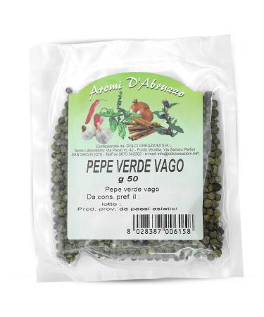 Dolci Creazioni VAGO GREEN PEPE - 50g - PIECES - AROMAS OF ABRUZZS