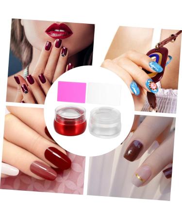 Beaupretty 2 Sets Manicure tools abs nail tools nail polish Nail Art Stamper tool manicure silicone beauty products aluminum nail nail art tools nail plate Nail Art Board seal die - Buy Online on GoSupps.com