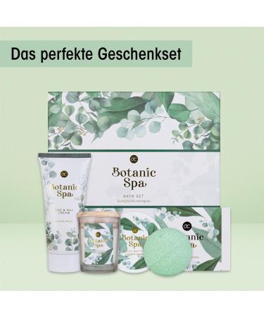Accentra Botanic Spa Gift Set for Women - 5-Piece Bathing Set with Candle Soap Hand Cream Body Butter & Bath Bomb - Perfect Wellness Gift for Birthdays & Special Occasions - Buy Online on GoSupps.com