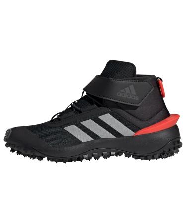 adidas Unisex Kinder Fortatrail Shoes Kids Shoes-High 40 EU Core Black Silver Met Bright Red