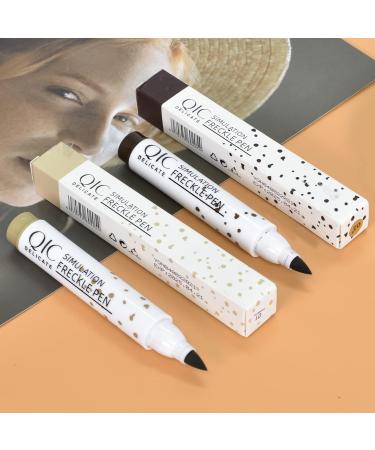 Freckle Pen Freckle Pen Makeup Freckle Pen Long Lasting Natural Freckle Pencil Freckle Makeup Tool (Light Brown+Dark Brown) - Buy Online on GoSupps.com
