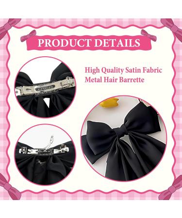 Acwoo Loop Hair Clip | 90s Satin Hair Loops for Girls & Women | Perfect for Halloween Christmas Parties & Dances - Buy Online on GoSupps.com