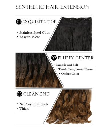 Buy Neverland Hair Extensions 24 Inches - Natural Black to Dark Brown | Premium Quality #6 - Fast International Shipping - Buy Online on GoSupps.com