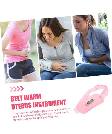Mobestech 4-Piece Massage Waist Support Belt - Heated Period Relief & Comfort Pillow for Cramps - Fleece-Lined Pink Heating Device - Buy Online on GoSupps.com