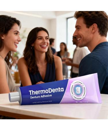 Jingmiger Denture Adhesive Cream 40 Grams Cream for Forming Artificial Teeth Mouth Guards Fastening Agent For women men and seniors at home travel and daily care - Buy Online on GoSupps.com