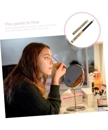 AUTSUPPL 2pcs Makeup Eyebrow Pencils Waterproof Black Eyeliner Highlighter Pencil White Eyeliner Uk) 1 count (Pack of 1) Black - Buy Online on GoSupps.com