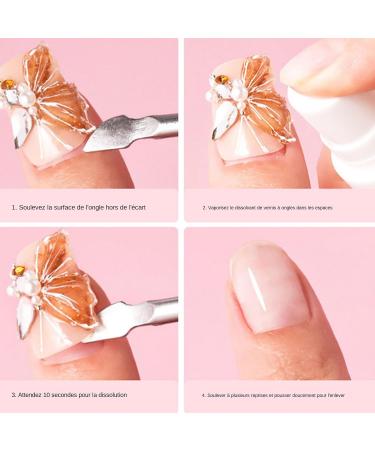 Mimoqk Gel Press on Nails Press On Nails Kit Acrylic Nail Kit Solid Nail Glue Professional Manicure Set Home Manicure Set Solid Nail Gel Nail Art - Buy Online on GoSupps.com