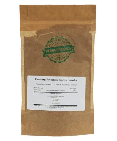 Herba Organica Poudre de Graines d'Onagre - Oenothera Biennis L - Evening Primrose Seeds Powder (100g)