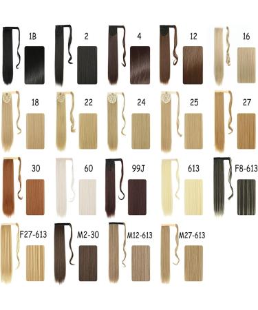 Hair Bun 22-32 Inch Synthetic Long Straight Ponytail Headband Ponytail Wig Wrap Hair Clip Extensions Ponytail Bun for Women Hair Extension Hair Piece (Color : 99J Size : 32inches) 32inches 99J - Buy Online on GoSupps.com