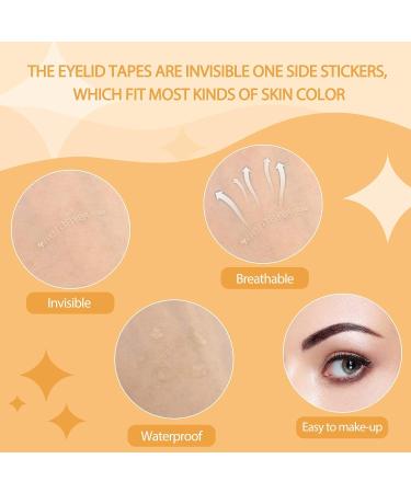 PROUSKY 480 Pieces Eyelid Sticker with Tweezers Double Sided Sticky Double Eyelid Stickers Instant Eyelid Lift without Surgery for Hooded Droopy Uneven or Mono-Eyelids - Buy Online on GoSupps.com