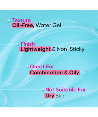 DOT & KEY 72Hr Hydrating Gel Moisturizer with Hyaluronic Acid Probiotics & Kombucha - Lightweight Face Gel for Dull Tired Skin | 60Ml - Ideal for All Skin Types - Buy Online on GoSupps.com