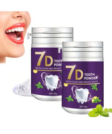 7 Days Purple Teeth Whitening Powder, Teeth Whitening Powder for White Teeth, Teeth Whitening and Whitening Powder with Visible Cleaning Effect, Teeth Whitening - Cosmetic Teeth Cleaning (2)