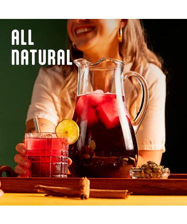 Two Sisters Hibiscus Family Size Tea Bags - Cardamom Hibiscus Iced Tea Mix | Caffeine-Free & Non-GMO Herbal Tea | 3 Large Pouches of Red Hibiscus Iced Tea Cardamom - 1 Pack - Buy Online on GoSupps.com