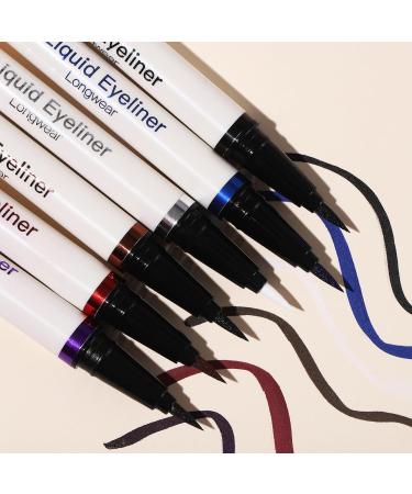 UCANBE Set Mascara et Eyeliner Maquillage des Yeux Couleur Imperm able Mascara pour des Cils Naturels Durables et Recourb s Eyeliner R sistant aux Bavures et Non-Transf rable (Rouge Baie) - Buy Online on GoSupps.com