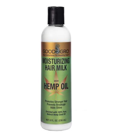 GOLD BANNER BEAUTY GOOD2GRO Moisturizing Hair Milk - 8oz | Adds Shine Conditions Restores & Repairs | De-Frizz & Anti-Breakage Formula for All Hair Types | Vegan & Cruelty-Free