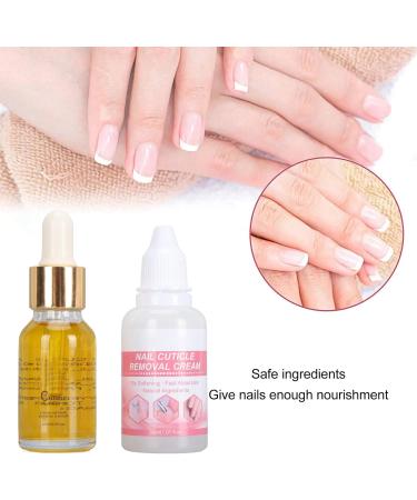 Nail Cuticle Remover Kit Cuticle Remover Kit Nourish Promote Nail Growth Exfoliating for Travel Use (LS152-2) - Buy Online on GoSupps.com