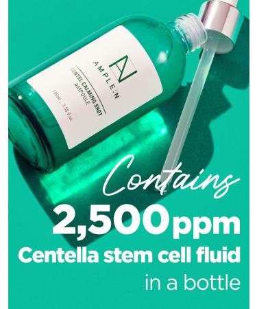 Buy AMPLE:N Centel Calming Shot Serum - Soothing Face Serum for Sensitive Skin Redness Relief & Acne Treatment - 3.38 fl. oz - Worldwide Shipping - Buy Online on GoSupps.com
