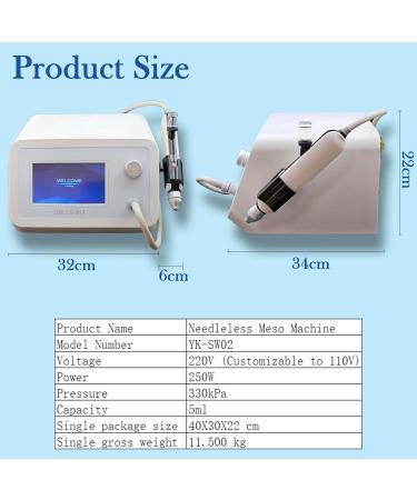 Pistolet m so Mesogun Haute Pression indolore Eau oxyg ne Jet sans Aiguille injecteur m soth rapie rajeunissement p n tration gaz-Liquide limination des Rides - Buy Online on GoSupps.com