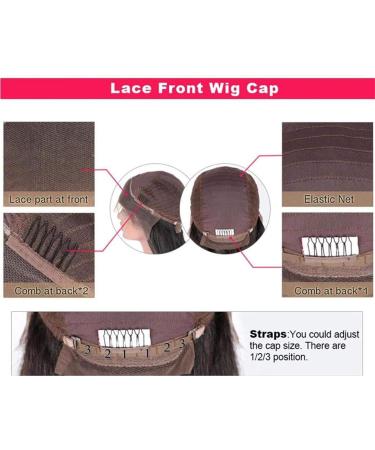 Short Ombre Wigs for Women - 16 Synthetic Lace Front with BrownBlonde Highlights | 180% Density Balayage Hair - Buy Online on GoSupps.com