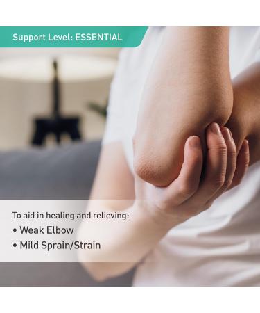 OPPO 2988 ACCUTEX Elbow Brace Compression Sleeve for Tendonitis Tennis Elbow Golfer's Elbow & Arthritis - Unisex Gray Small - Buy Online on GoSupps.com