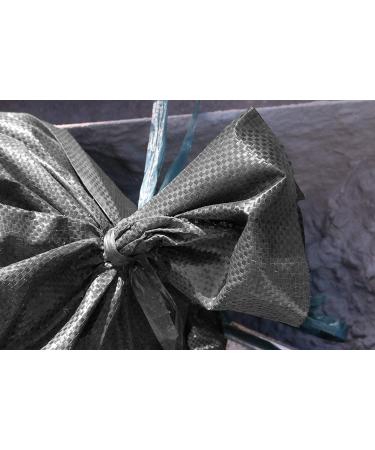 FAMI Black Sandbags with Ties 16x25 - Woven Polypropylene Flood Protection Bags (10 Pack) - Buy Online on GoSupps.com