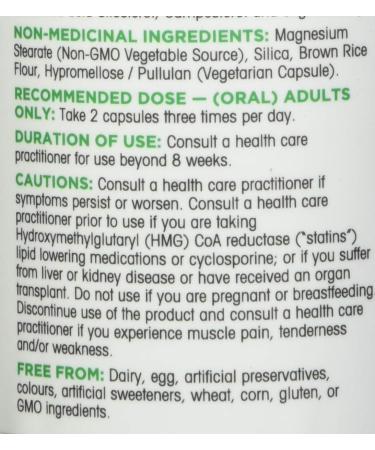 Organika Red Yeast Rice Plus- Plant Sterols Cholesterol Support- 180vcaps - Buy Online on GoSupps.com